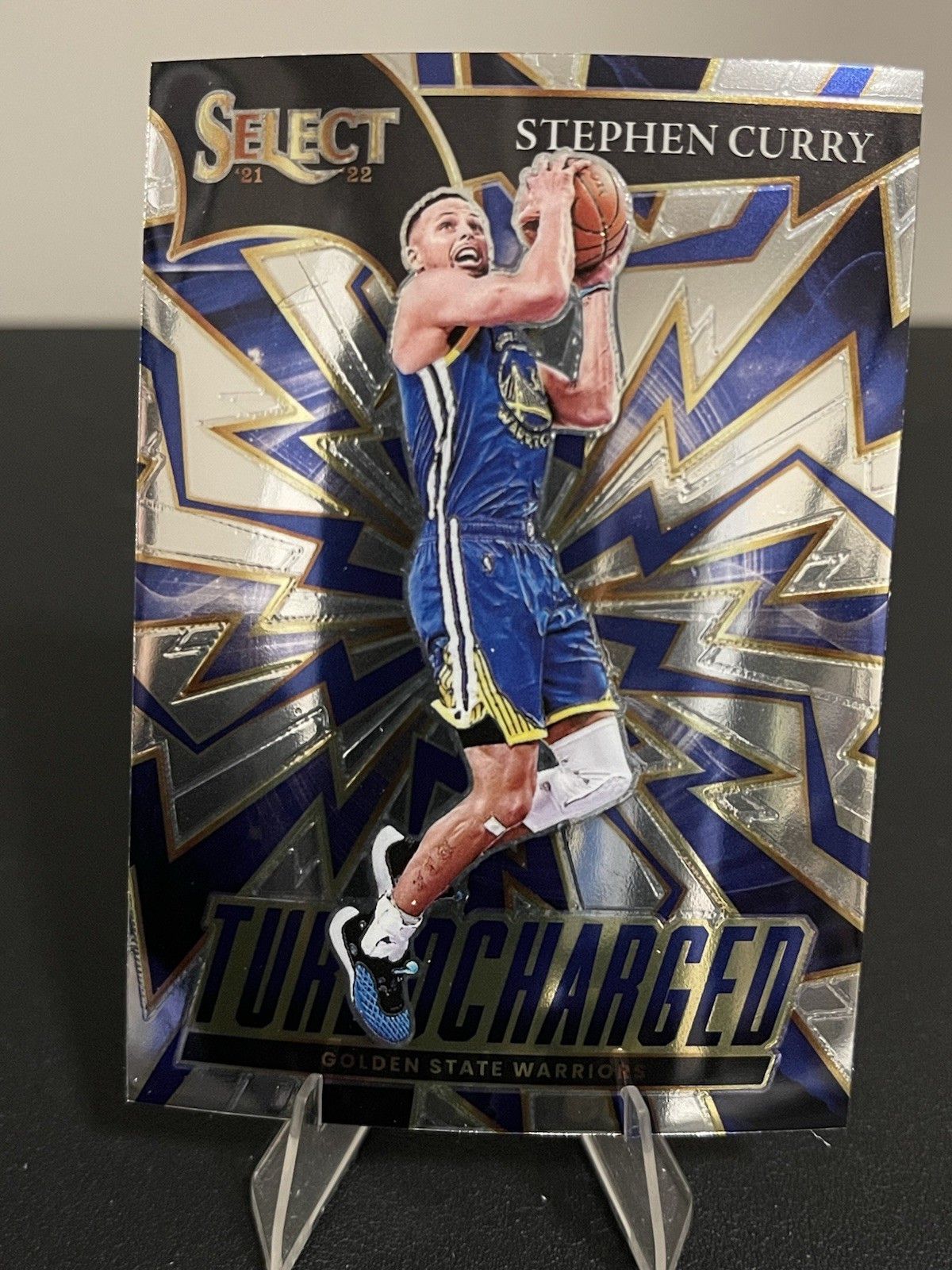 2021-22 Panini Select - Turbocharged Stephen Curry #3