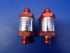 Beech 76 Duchess Dukes Fuel Check Valve P/N 367-00 LOT OF 2 (0526-1297)