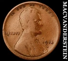 1914-S Lincoln Wheat Cent- Semi Key Better Date No Reserve #J5473