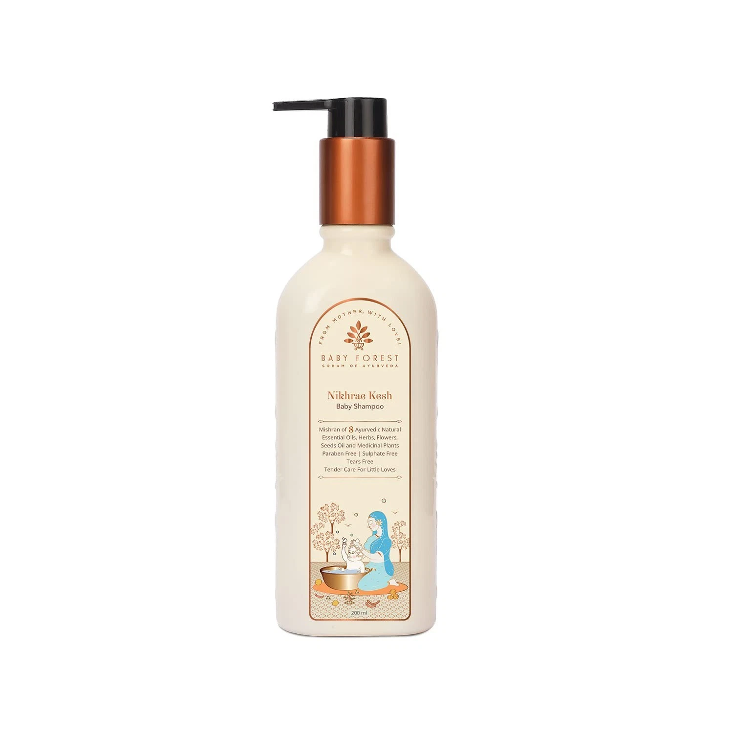 Baby Forest Nikhrae Kesh Baby Shampoo Infused With Paraben- Free | Contains
Opens in a new window or