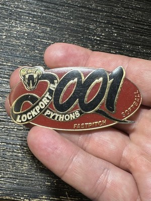 2001 pythons fastpitch softball Lapel Pin Badge Hat Jacket Vest K550
