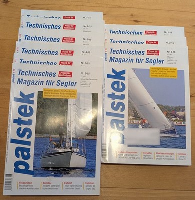 Palstek Technischs Magazin für Segler 2015 und 1/16, 2/16 und 3/16