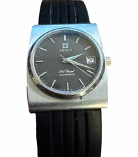 Zenith Port Royal Automatic Date Black Dial Square Men's Watch