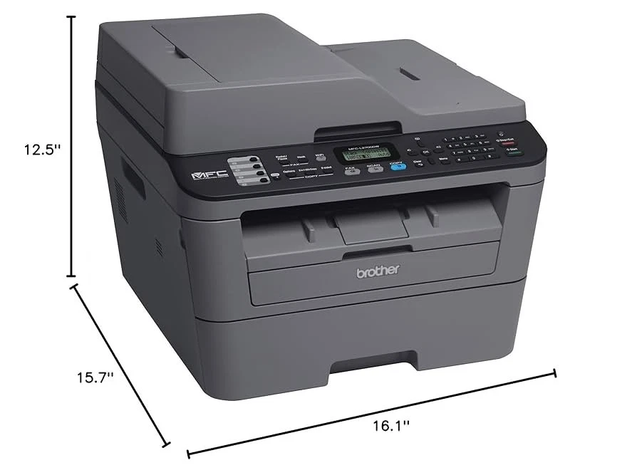BROTHER MFC-L2700DW DUPLEX WIRELESS USB AIO COMPACT A4 MONO LASER PRINTER COPIER - Image 2 of 4