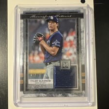 Topps Museum Meaningful Materials Tyler Glasnow #MMR-TGL Rays /50