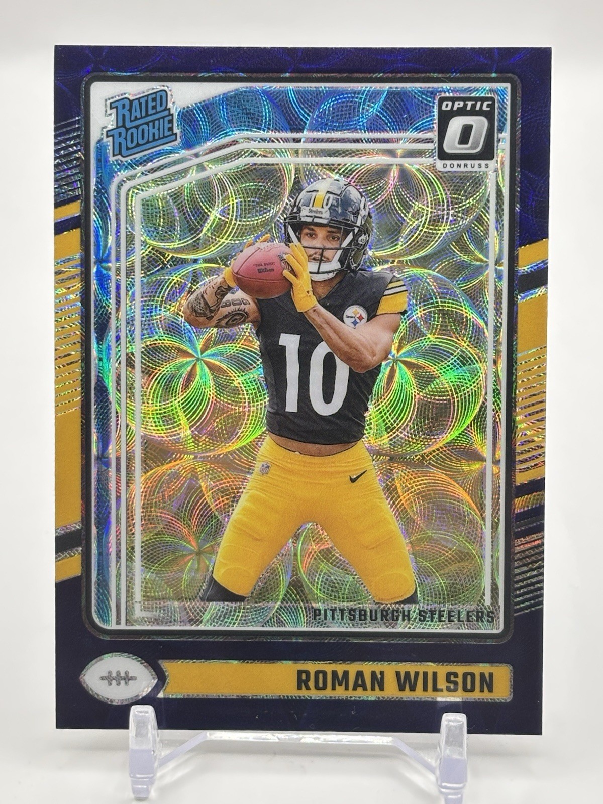 2024 Donruss Optic ROMAN WILSON GREEN VELOCITY RATED ROOKIE RC #285
