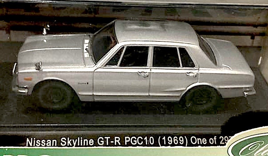 Ebbro 1/43 Skyline Gt-R Pgc10 Early Model 1969 Silver Nissan