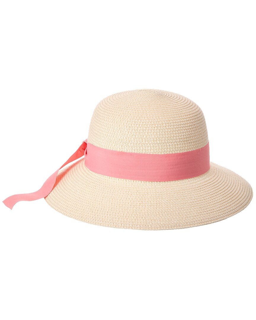 Bruno Magli Med Brim Straw Sun Hat Womens White 7790₽