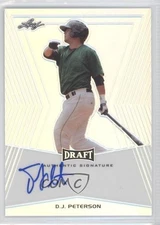 2014 Leaf Metal Draft Silver Prismatic DJ Peterson #BA-DJP Auto 0n7