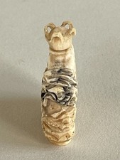 象牙色骨釉中国古董鼻烟壶| eBay