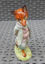 Vintage Beswick Beatrix Potter Foxy Whiskered Gentleman GOLD STAMP BP2