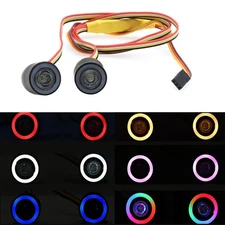 GLOBACT OGRC RC LED Light Kit Headlights Angel Eyes with 12 Modes for Traxxas...