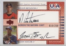 2005 Upper Deck USA Baseball 10/250 Dellin Betances Jason Taylor #GP6 Auto d7j