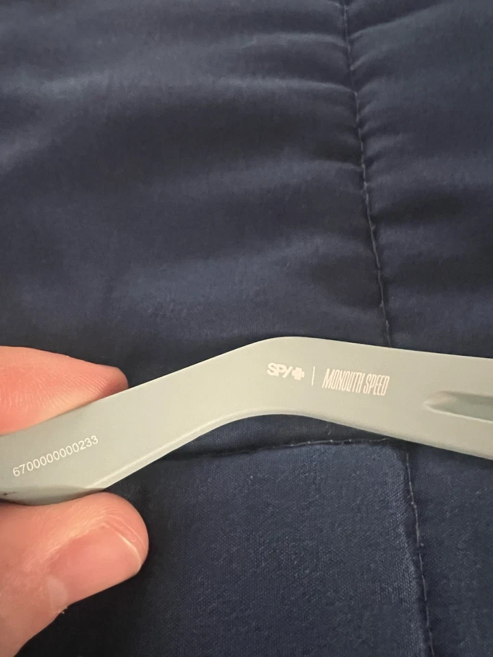 Gafas de sol Spy+ Optic Monolith Speed marco azul HB lente polar azul hielo con estuche Foto 4 de 4