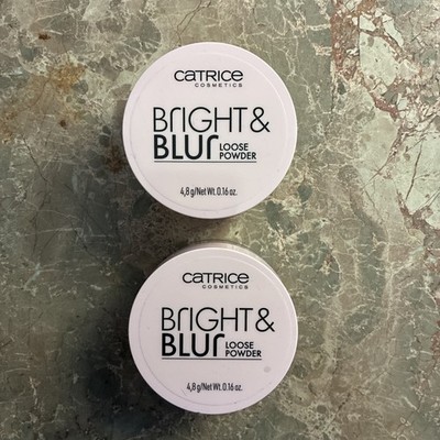 Lot Of 2 Catrice Bright & Blur Loose Powder 010 Soft Pink 4.8 g Each Free Ship
