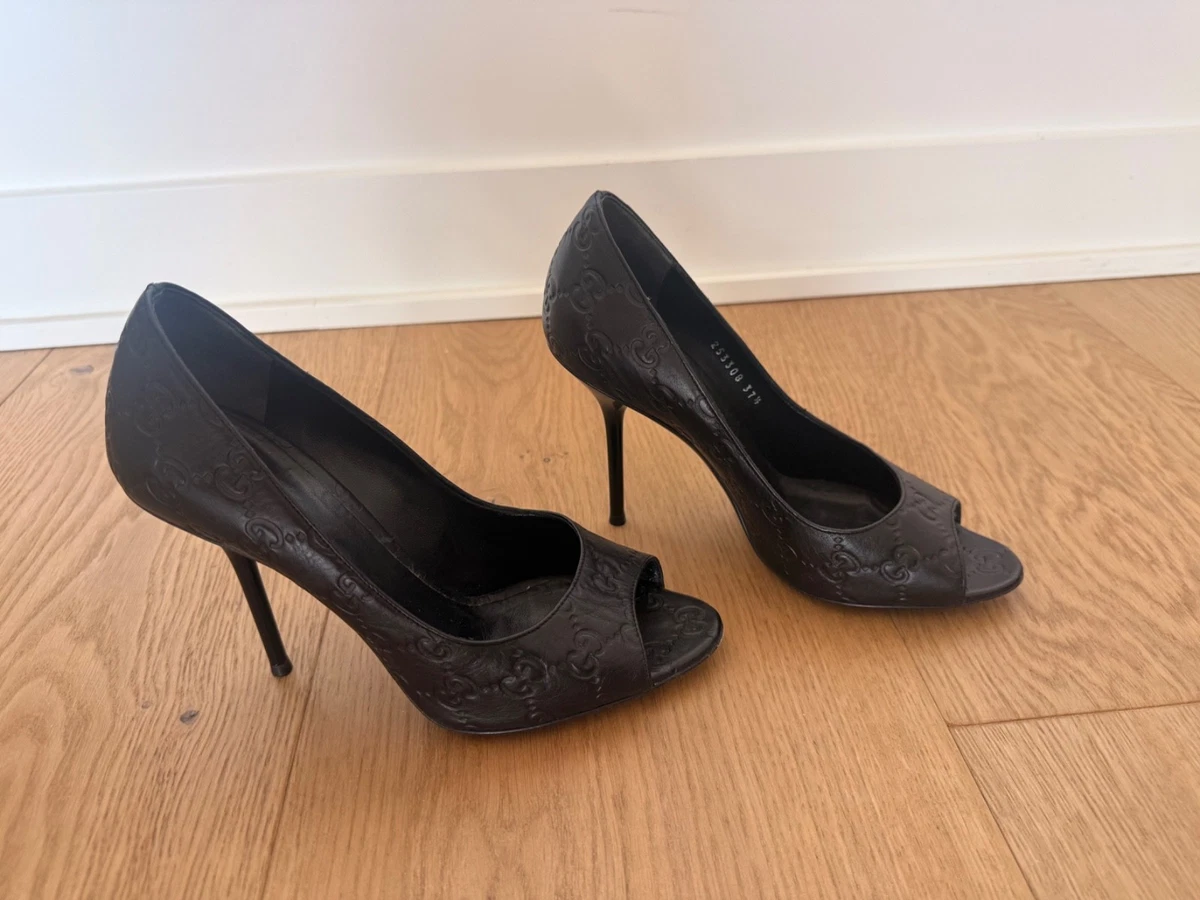 Gucci Peep Toe Heels Pumps for sale | eBay