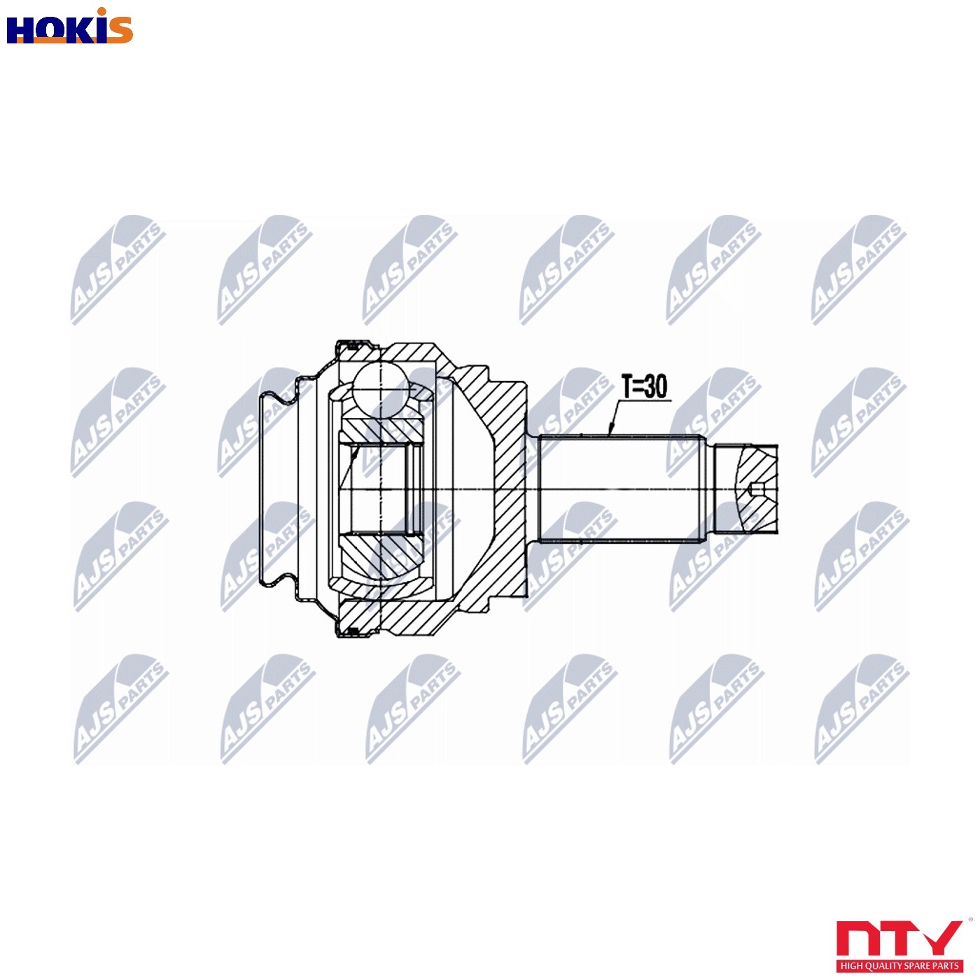 JOINT KIT DRIVE SHAFT NPZ-BM-031 FOR BMW 5/F10/F11/X3/F2 6/X4/Gran/F0/F13/F12