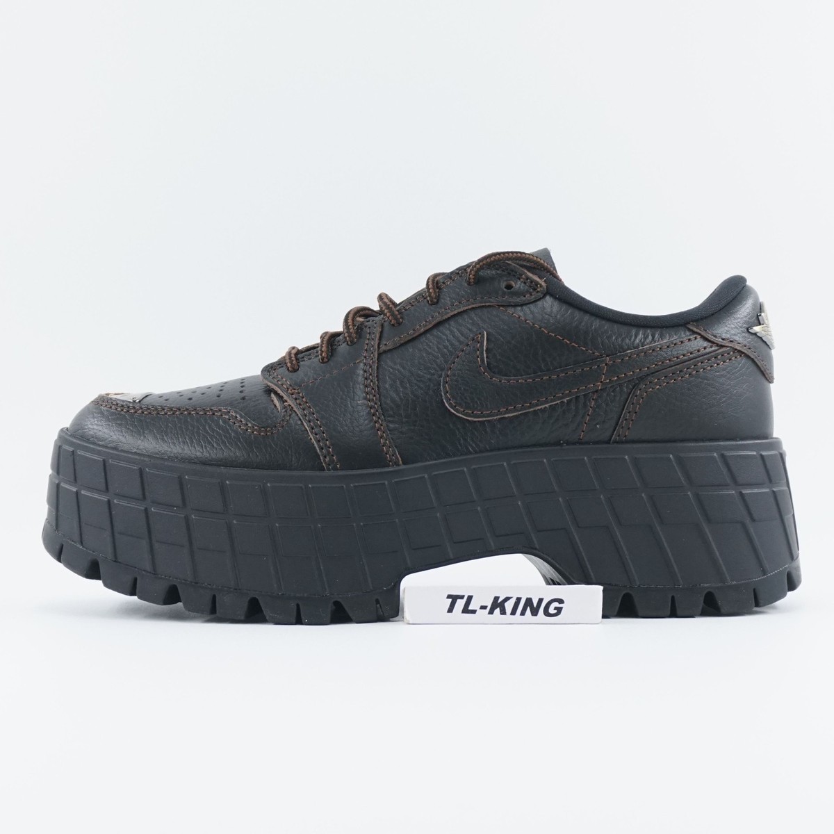 Nike Air Jordan 1 Brooklyn Low AJ Leather Black Cacao Rare HF3184 Nike Air Jordan 1 Brooklyn Low AJ Leather Black Cacao Rare HF3184