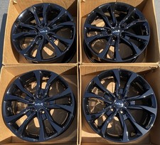 18" Kia Telluride Factory OEM Rims Wheels Gloss Black 52910 KIA 2018-2024 New