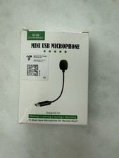 ChanGeek Mini USB Microphone for Laptop and Desktop Computer with Gooseneck