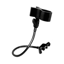 Microphone Holder Flexible Mount with Mic Clip Space Saving Gooseneck Desktop