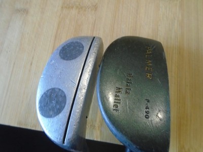 VOR ~ GELIEBTE 2 PUTTER ~ 1 PALMER/1 RAY COOK ~ ALTER STK ~ LEICHT NACH UNTEN ~ 35,5'' LANG