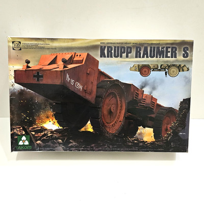 1/35 TAKOM KRUPP MINE RAUMER S MINE CLEARING VEHICLE #2053 NEW MODEL KIT