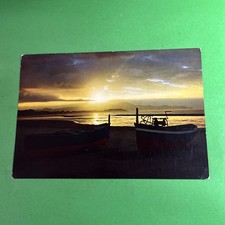 SCAURI ZONA PESCATORI ALBA VIAGGIATA - CARTOLINA A COLORI COLLEZIONE