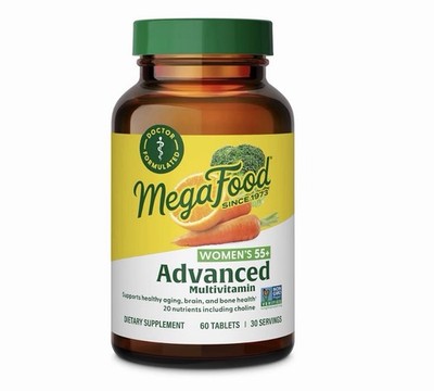 MegaFood, Multi for Women 55+, Supports Optimal Health and Wellbeing- 30 Serving