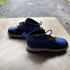 Nike Air Jordan 1 Mid Toddler TD Black Hyper ...