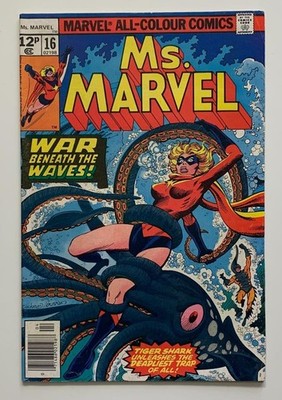 Ms. Marvel #16 KEY 1st App Raven Darkholme Mystique cameo (Marvel 1978) FN/VF