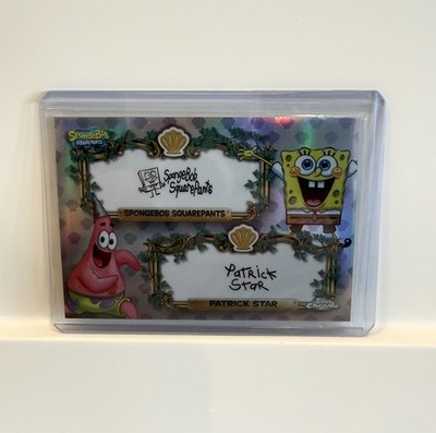 2025 Topps Chrome SpongeBob SquarePants And Patrick Star Dual VIP