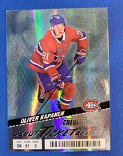 2024-25 Upper Deck Credentials Oliver Kapanen Debut Ticket Access /999 #105