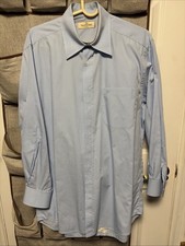 Vintage VALENTINO Uomo Dress Shirt Mens 41/16 yellow Cotton Italian 1990s
