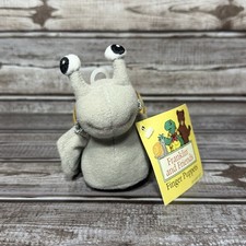 Vintage Eden Toys Snail Plush Friend of Franklin The Turtle Finger Puppet Rare