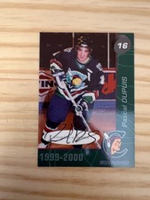 1999-00 Shawinigan Cataractes Signed #6 Pascal Dupuis 017/100 AUTOGRAPHED