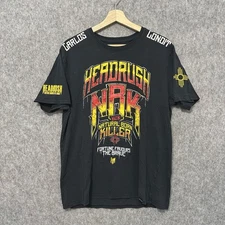 Headrush Team Condit MMA Shirt Sz L Black NAK Natural Born Killer Tee