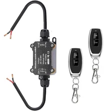 Remote Control Switch,DC12/24/48V Waterproof Wireless 433Mhz Transmitter Rece...