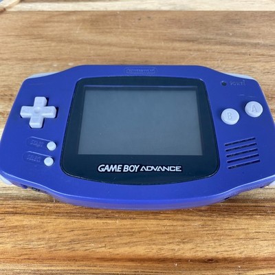 Nintendo Game Boy Advance Handheld Console Purple Indigo with GBA Connector