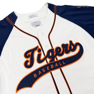 Vtg Rare MLB Detroit Tigers Starter Tail sweep Baseball Jersey