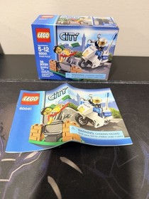 60041 LEGO CITY: Crook Pursuit Police Mororcycle Chase Instruction