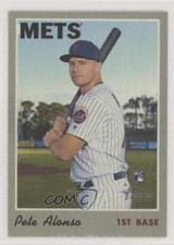 2019 Topps Heritage High Number 1970 Cloth Stickers Pete Alonso #19 14ll