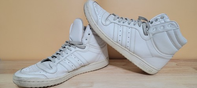 #ad Adidas Top Ten Hi White Leather Sneakers Men#x27;s Size 13 Basketball Retro S84596 $26.99
