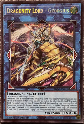 Dragunity Lord - Georgius  -BLGG-EN014 - Secret Rare - Glorious Gallery - NM/M