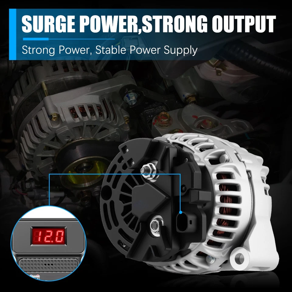 Genuine Alternator For Mercedes-Benz C240 C320 SLK320 ML320 ML350 CLK320 C32 AMG Foto 4 de 4