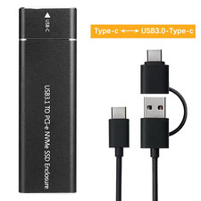 Box Esterno per SSD M.2 NVME PCI-e Usb 3,1 Type-C - USB /C, no Sata