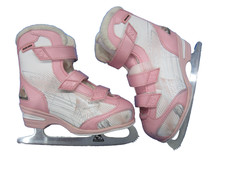ICE SKATES KIDS GIRLS FIGURE ICE SKATES SOFTEC JACKSON SIZE 13J