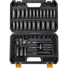 96-Piece 3/8 Drive Impact Socket Set - SAE (5...