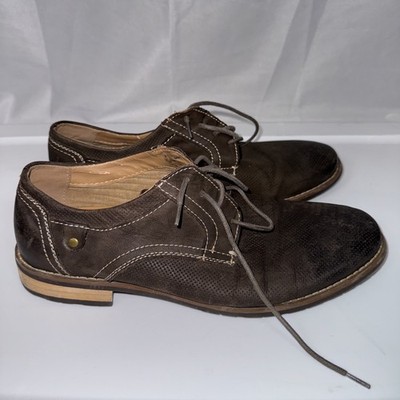 Steve Madden Leather Oxford Dress Shoes Men s 9.5 Jagwar Cherp