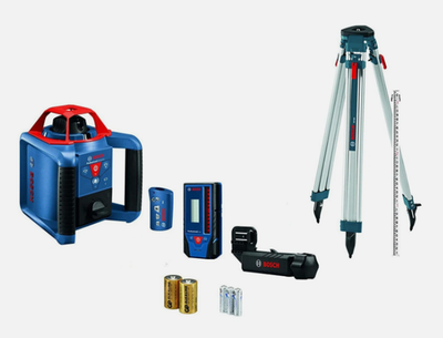#ad Bosch GRL1000 Professional 1000 Feet Self Leveling Rotary Laser Complete Kit US $348.98